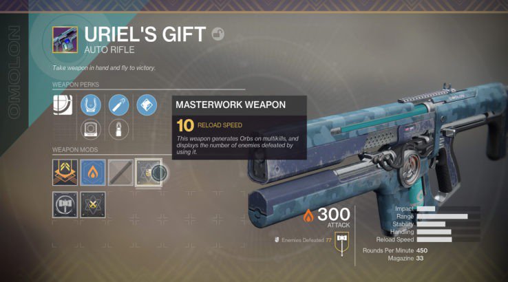 Destiny 2 Adding New 'Masterworks' Tier for Weapons